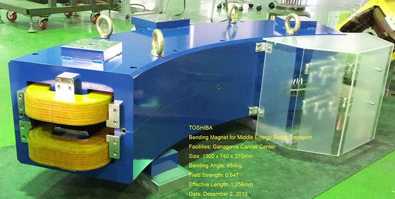 Bending Magnet for Middle Energy Beam Transport 68° - Toshiba Kanagawa Cancer Center