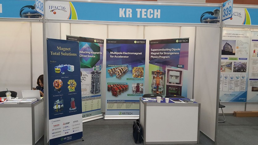 KR TECH Booth at IPAC'16 International Accelerator Conference
