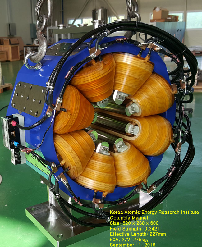 Octupole Magnet - Korea Atomic Energy Research Institute Field Strength 0.342T
