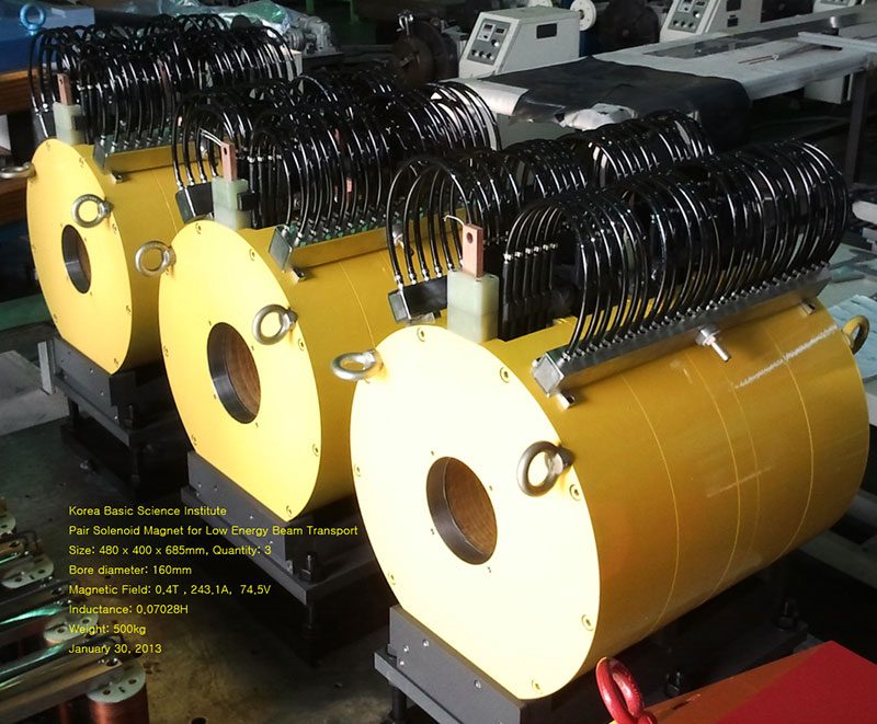 Pair Solenoid Magnet for Low Energy Beam Transport - Korea Basic Science Institute