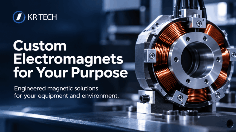 Read more about the article Why Custom Electromagnets Are Necessary — Standard Products Alone Cannot Produce a Magnetic Field Optimized for the Equipment’s Purpose and Installation Environment